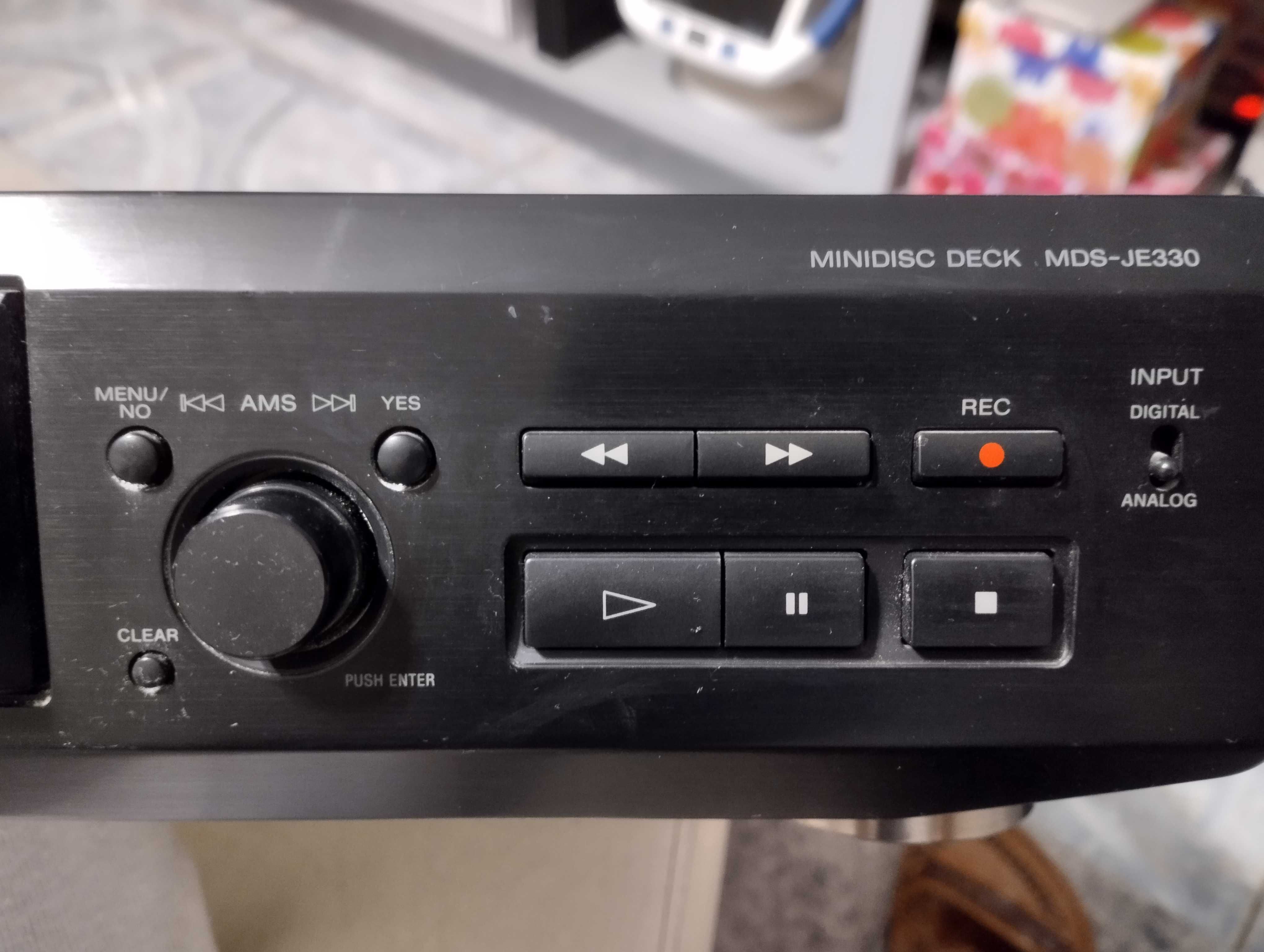 SONY Minidisc Deck MDS JE 330