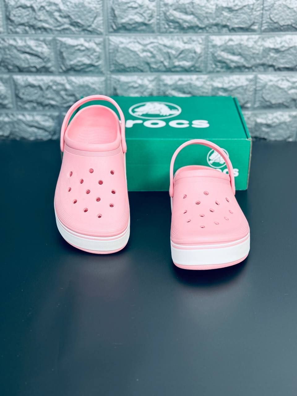 ЖЕНСКИЕ кроксы Crocs ШЛЁПАНЦЫ розового цвета 36-41