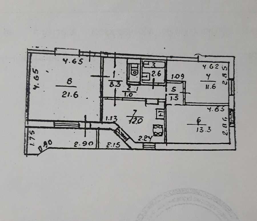 Продам 3к квартиру ул. Николая Михновского (Щербины), Левобережный - 3