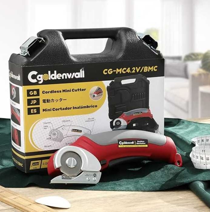 Cutter Frez do cięcia tkanin bezprzewodowy 6mm na akumulator Lekki