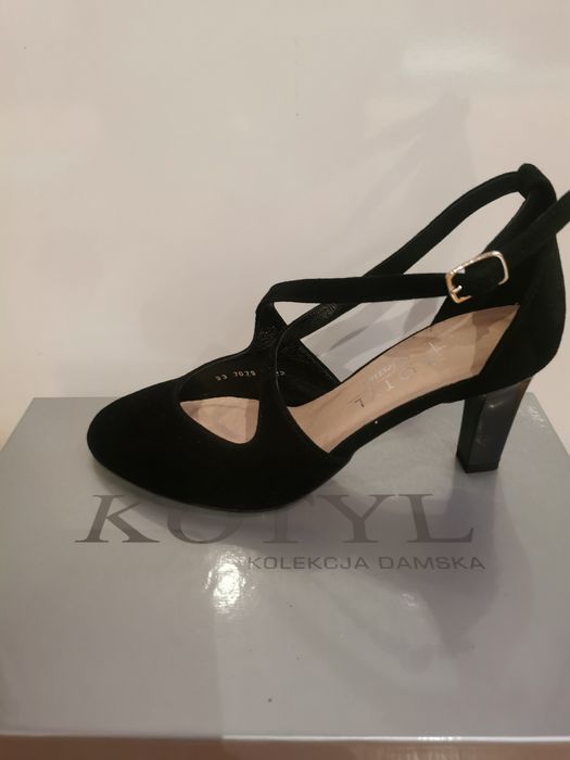 Kotyl szpilki zamszowe r. 36/37