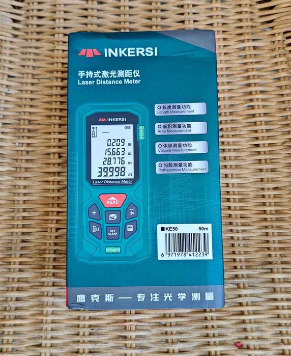 Лазерний далекомір INKERSI KE50 50 м, лазерна рулетка