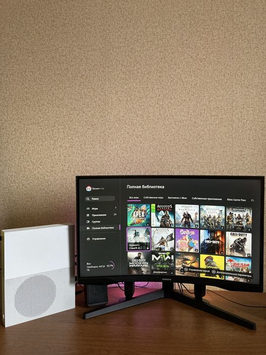 Приставка Xbox One S 1TB + Много игр