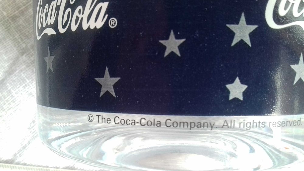 Balde Pirex de Gelo Urso Polar. Coca-Cola genuíno coleccionável.