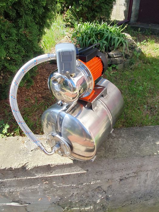 Насосна станція 1,5 kW JY1000 нержавійка бак (ТІЛЬКИ ДОСТАВКА ПОШТОЮ)