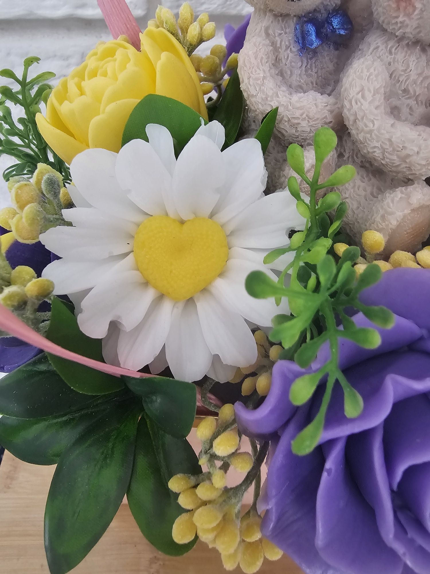 Bukiet kwiaty mydlane z mydełka Dzień Matki