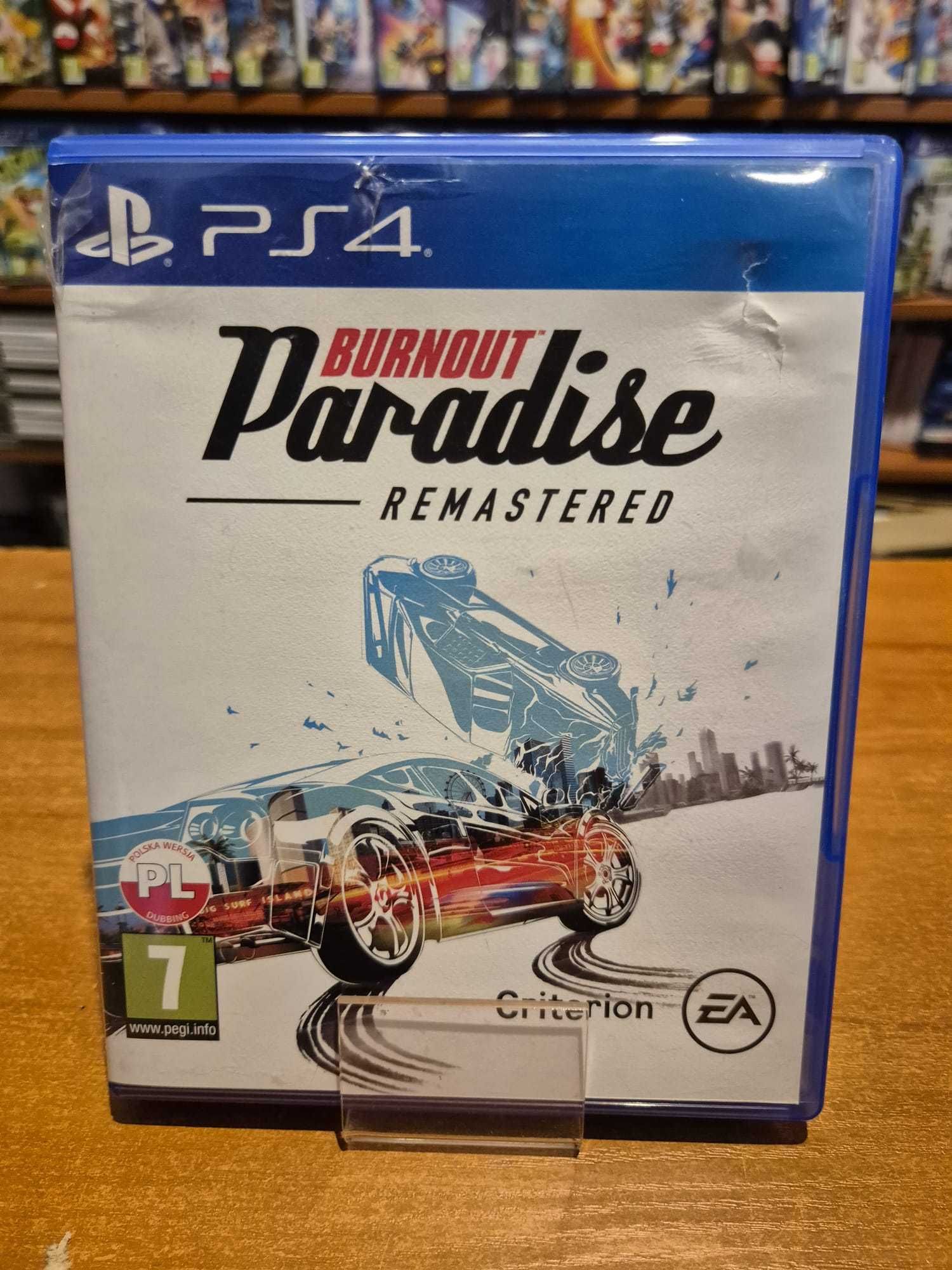 Gra Burnout Paradise Remastered PS4 PL / Poznań / Sklep / Wymiana /