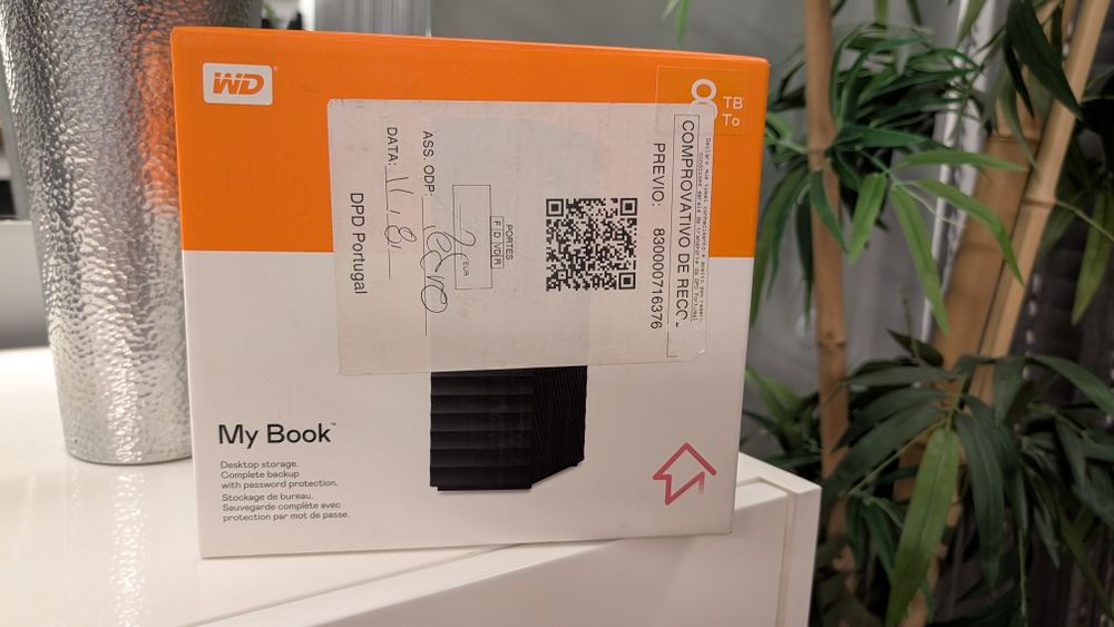 Disco externo Western Digital 8Tb como novo
