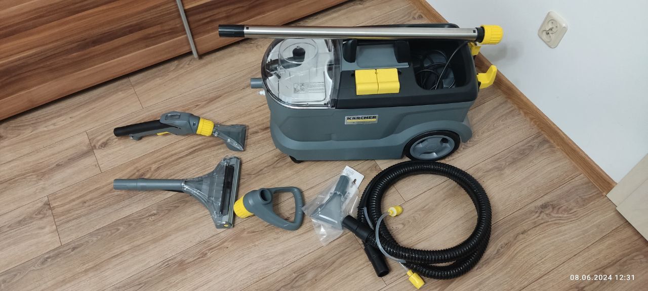Zestaw Odkurzacz karcher puzzi 10/1 + 1шт. prezent ssawka + chemia