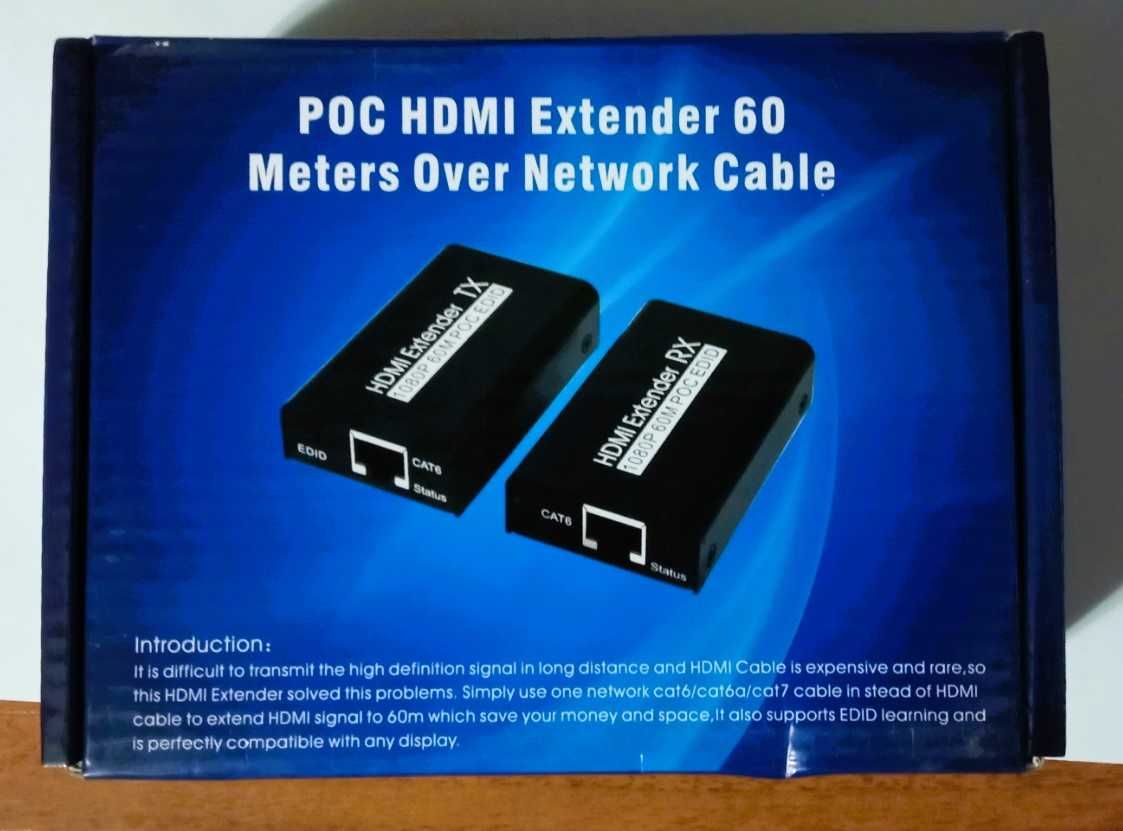 Удлинитель HDMI-сигнала Atcom HDMI extender через витую пару до 60 м