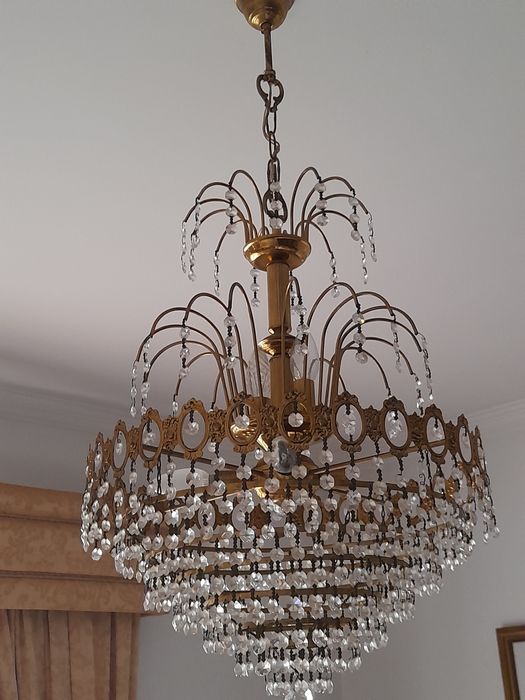 Candeeiro teto cristal