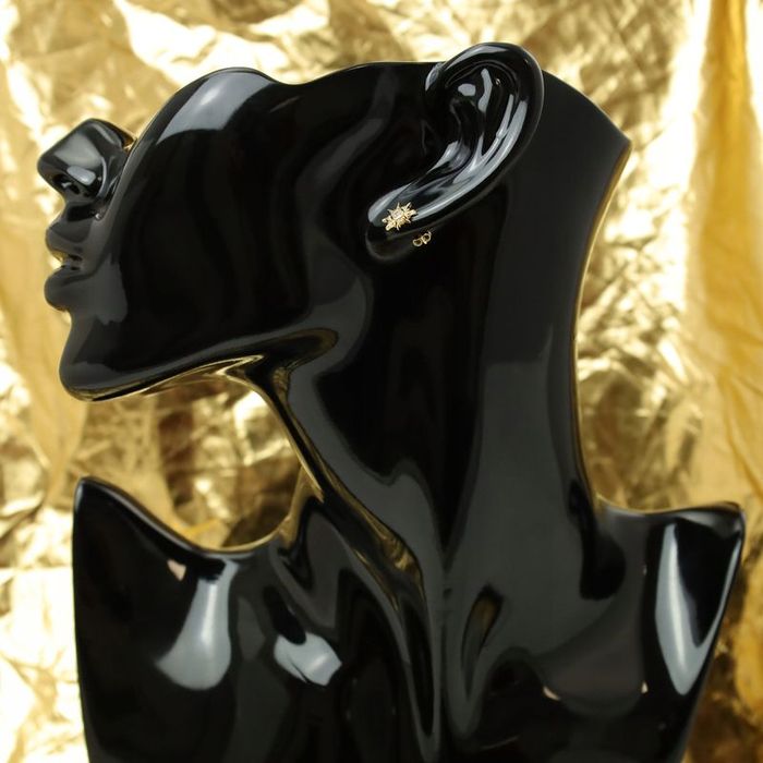 Kolczyki Złote Słoneczka Dla Dziewczynki 925/585 Na Komunię, Roczek+gr