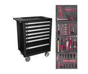 Carrinho de ferramentas 7 gavetas com 172pcs - 43904