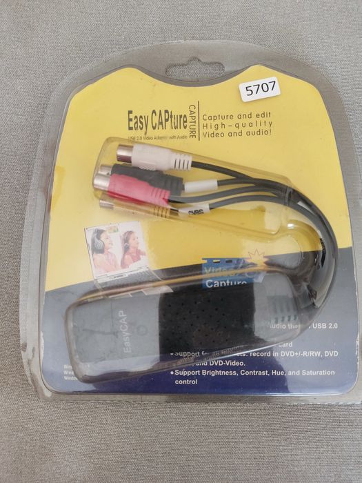 Placa captura vídeo USB