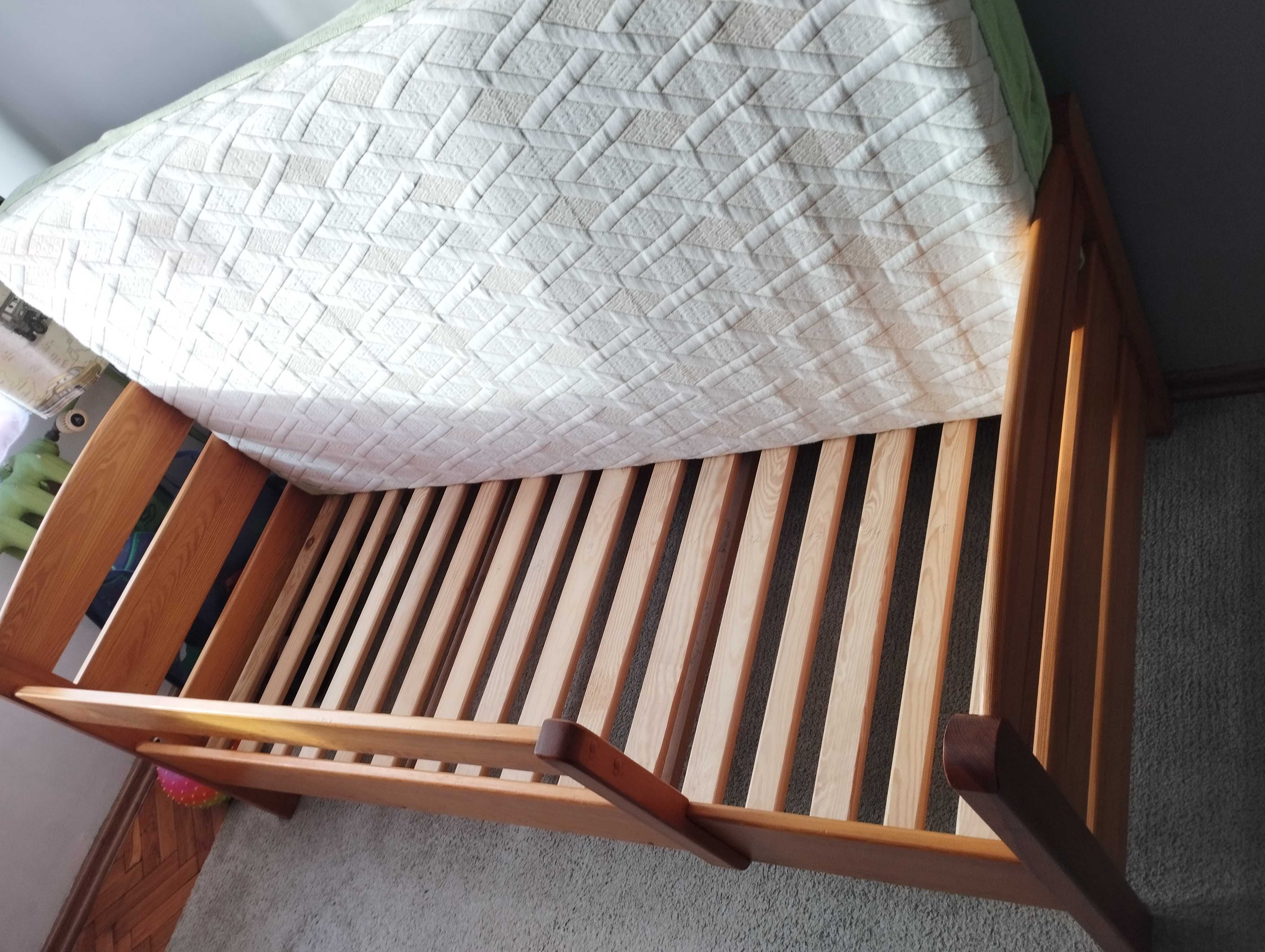 Drewniane łóżko 80x160
