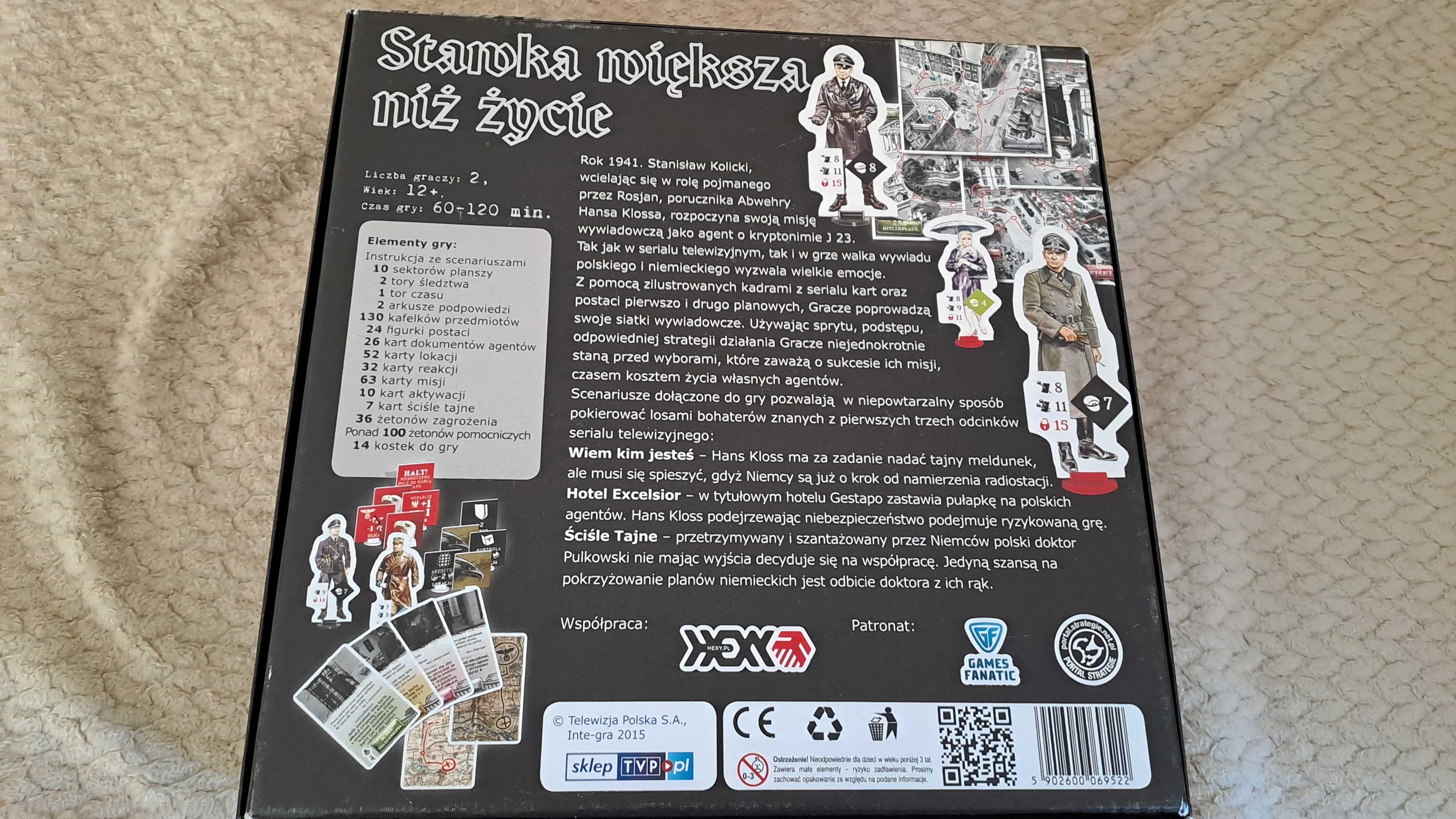 Gra planszowa „Stawka większa niż życie”