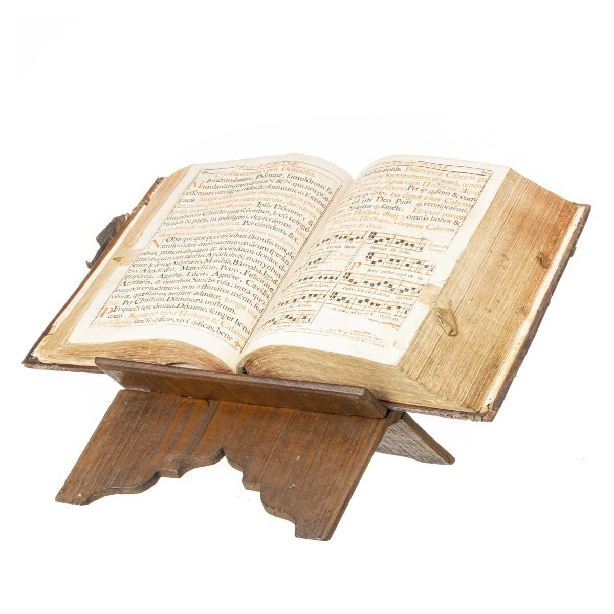 Suporte para livros em madeira