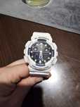 Casio g shock GA-100B biały