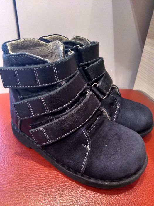 Ортопедические ботинки,16,5см, ортопедичні черевики