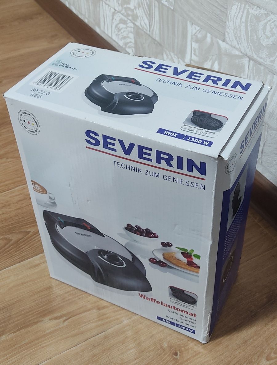 Вафельница Severin 1300w из Германии как новая