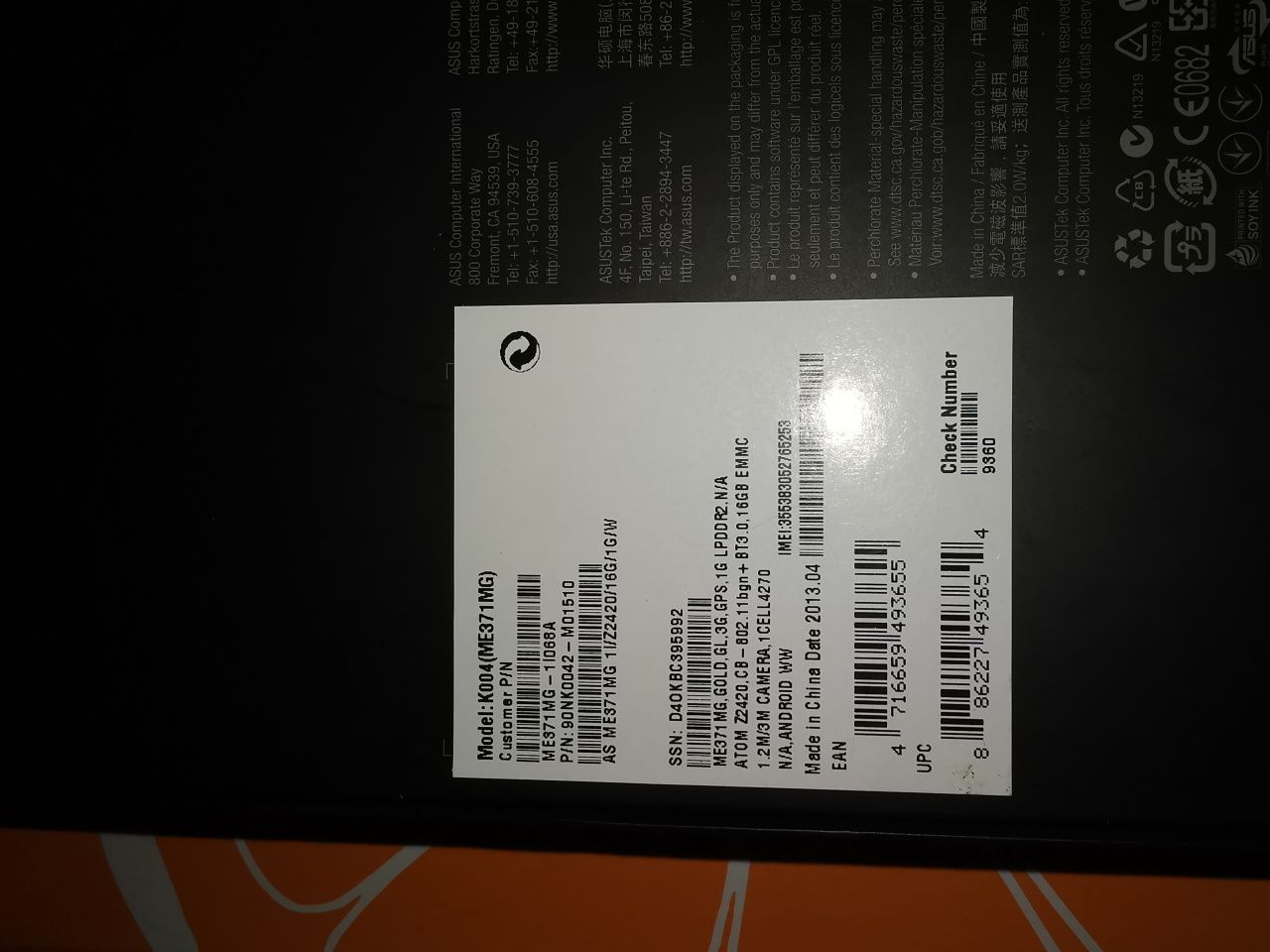 Tablet ASUS Fonepad