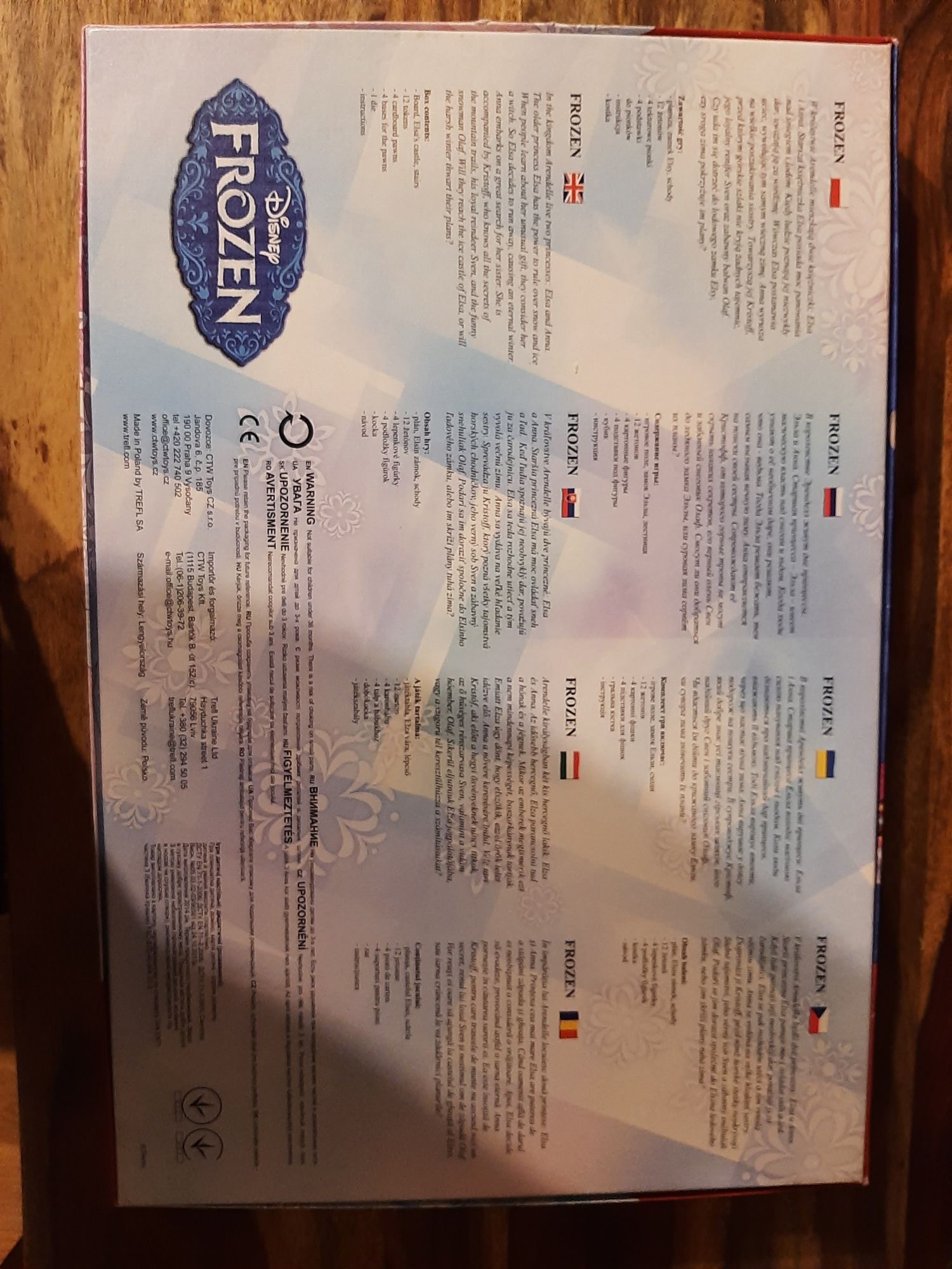 Snow adventure frozen gra planszowa kraina lodu 4+