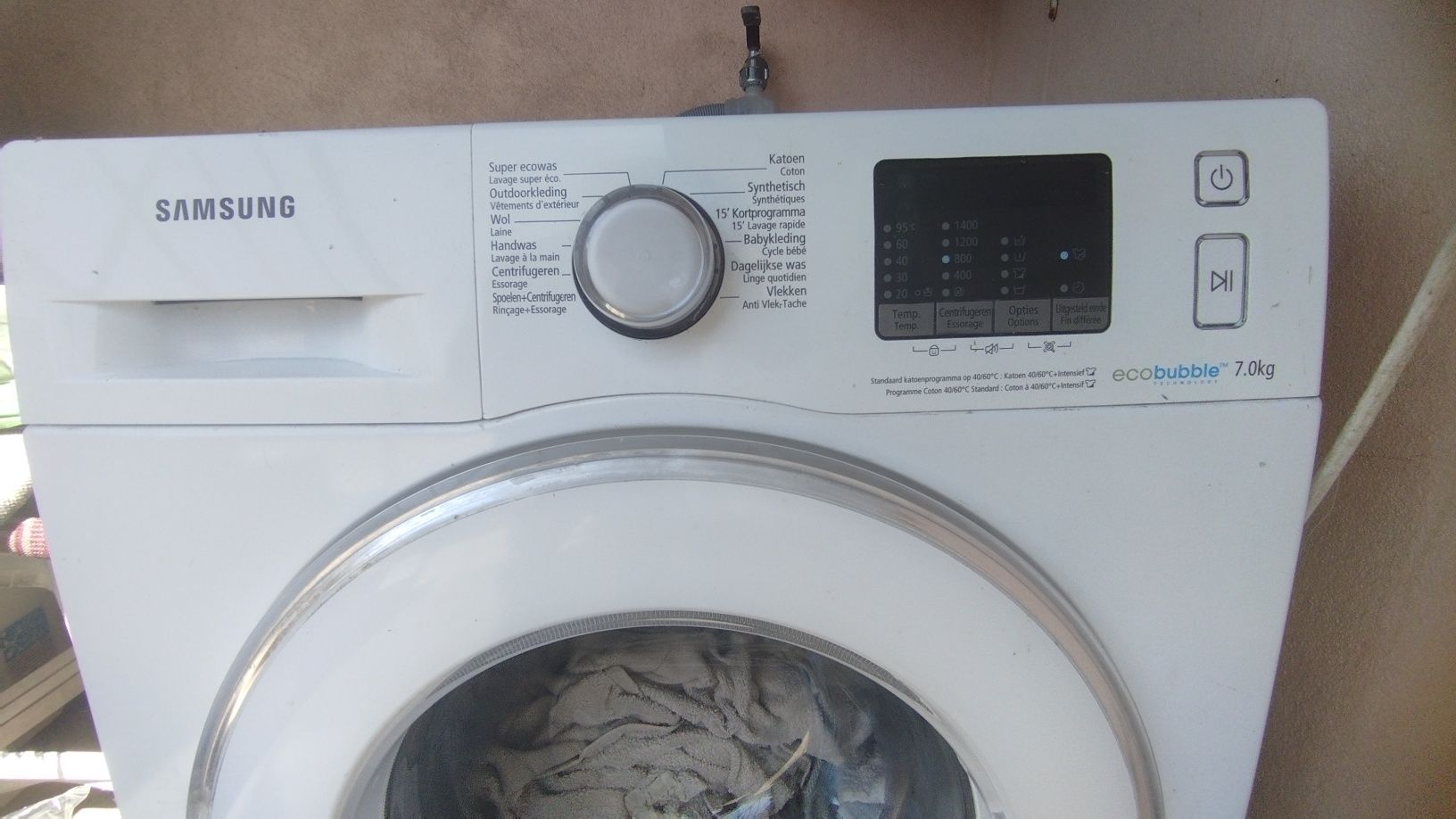 Máquina de lavar Samsung ecobubble 7 kg