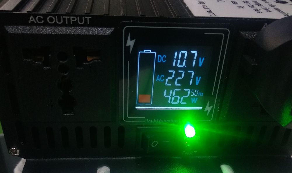 Инвертор 12В/220В, 4000Вт