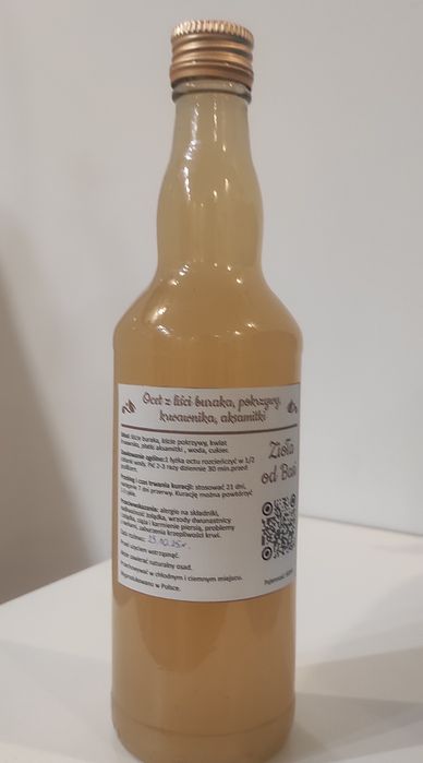 Ocet ziołowy/ oczyszczająco - detoksykujacy 500 ml