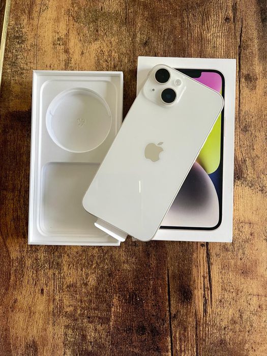 calkowicie nowy iphone 14 128gb starlight biały