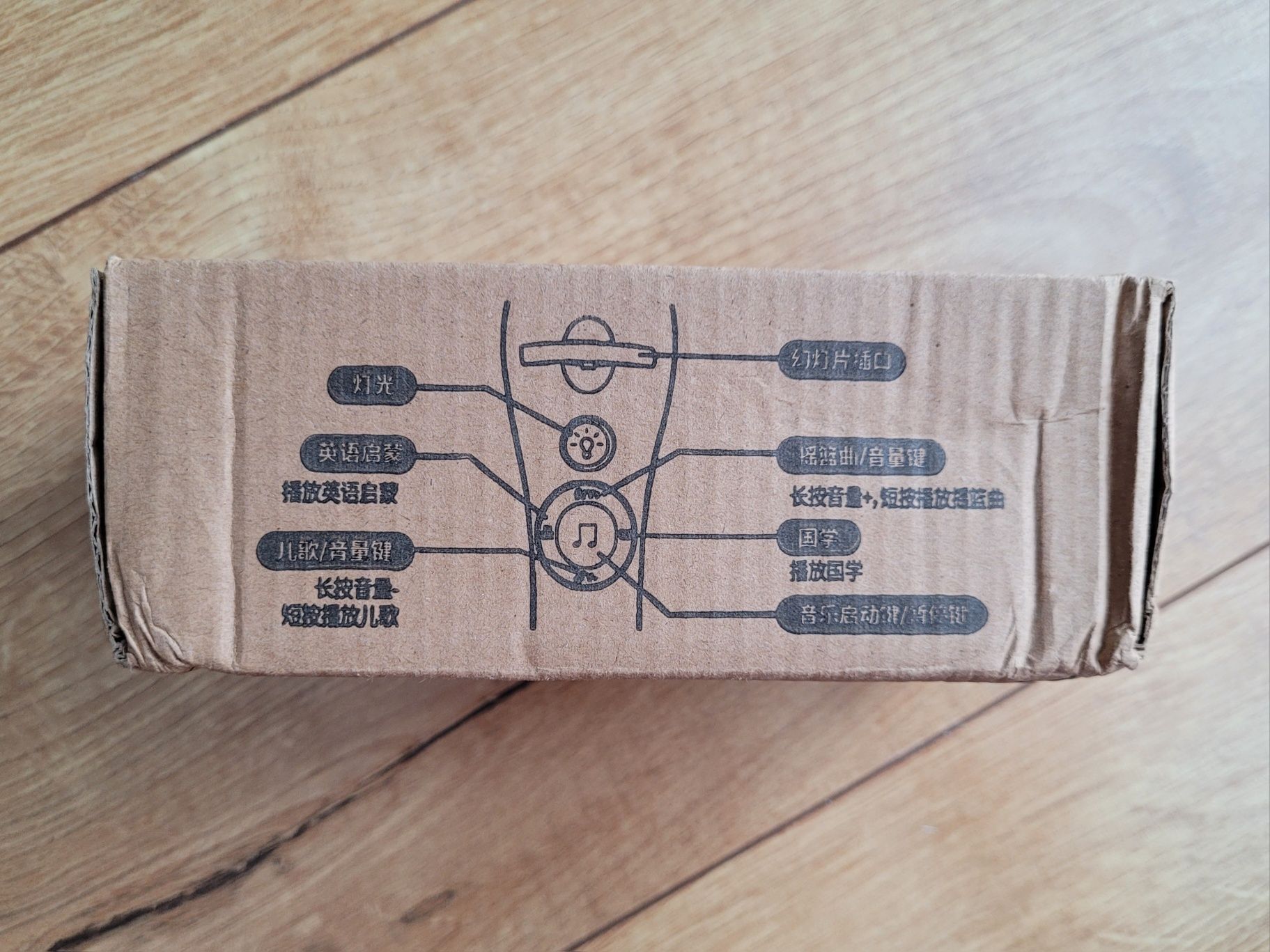 Projektor slajdów Lampka nocna Sufit Ściana USB 6 slajdów