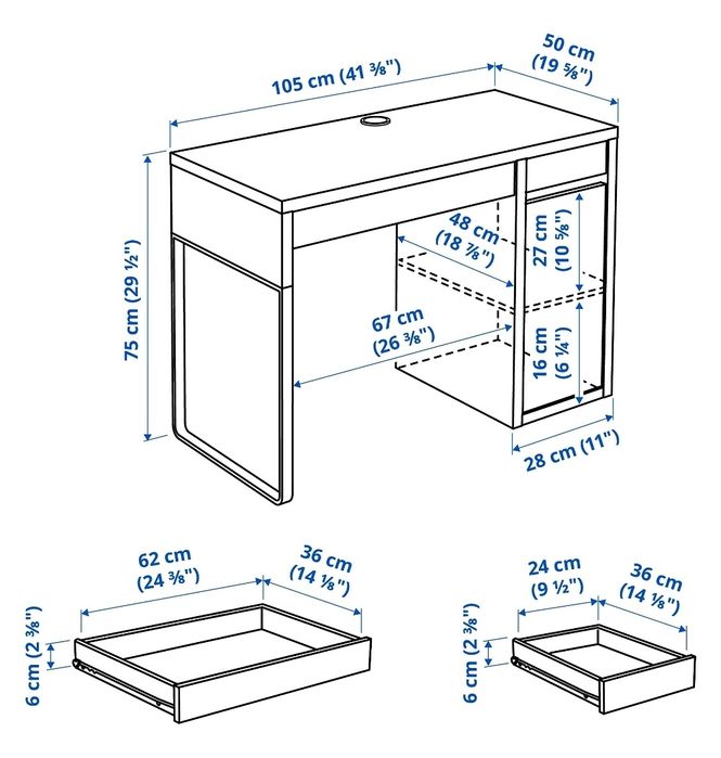 biurko IKEA micke /dostawa