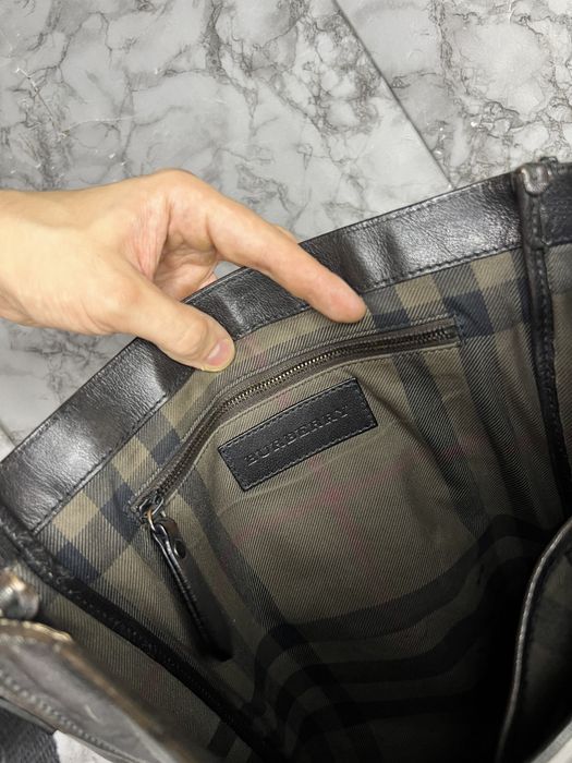 Мессенджер кожаная сумка через плечо Burberry оригинал винтаж