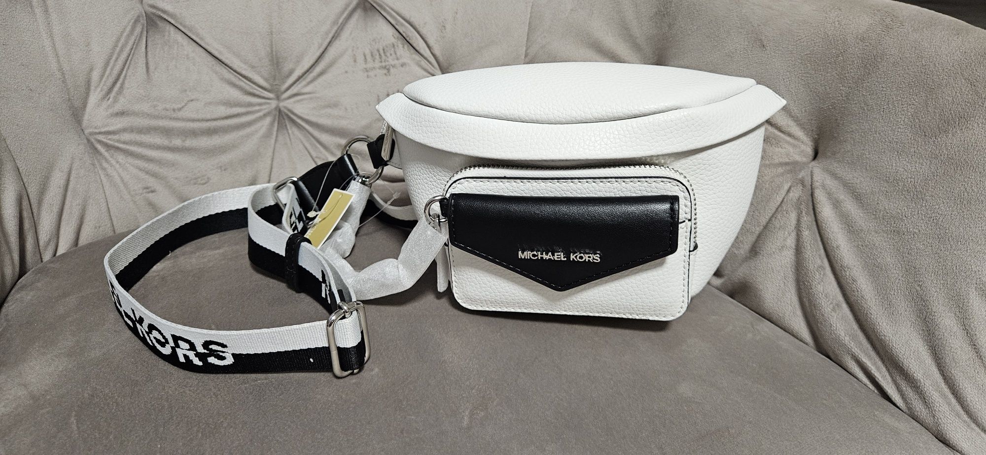 Сумка Michael kors  бананка кросбоді шкіра
