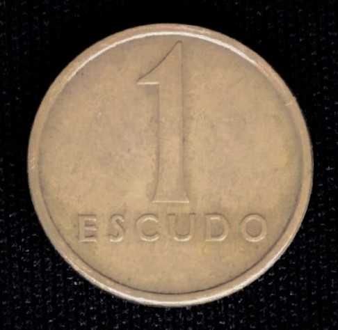 Moeda de 1$00 - Portugal - 1986