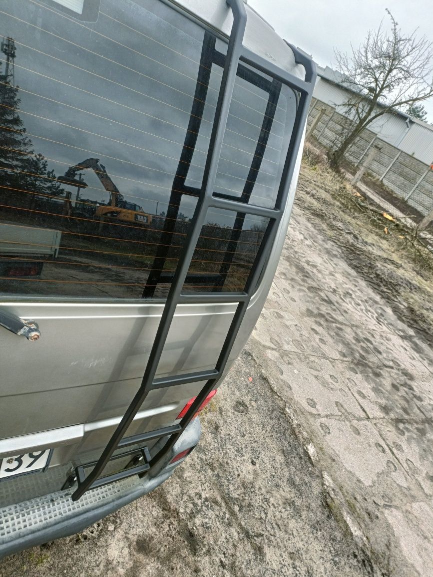 VW T4 drabinka bez wiercenia stal/ALU multivan T5 Vito Ducato bagażnik