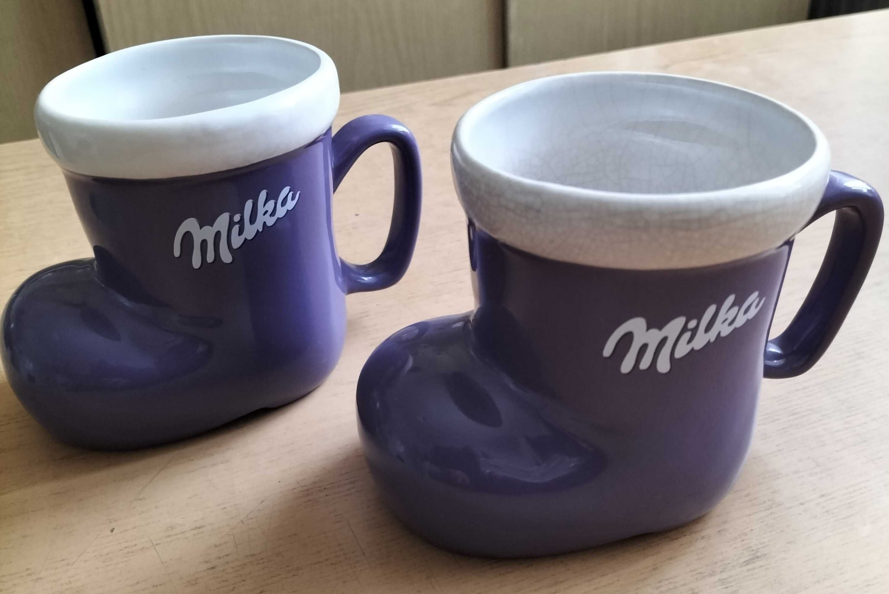 kubek ceramiczny but Milka