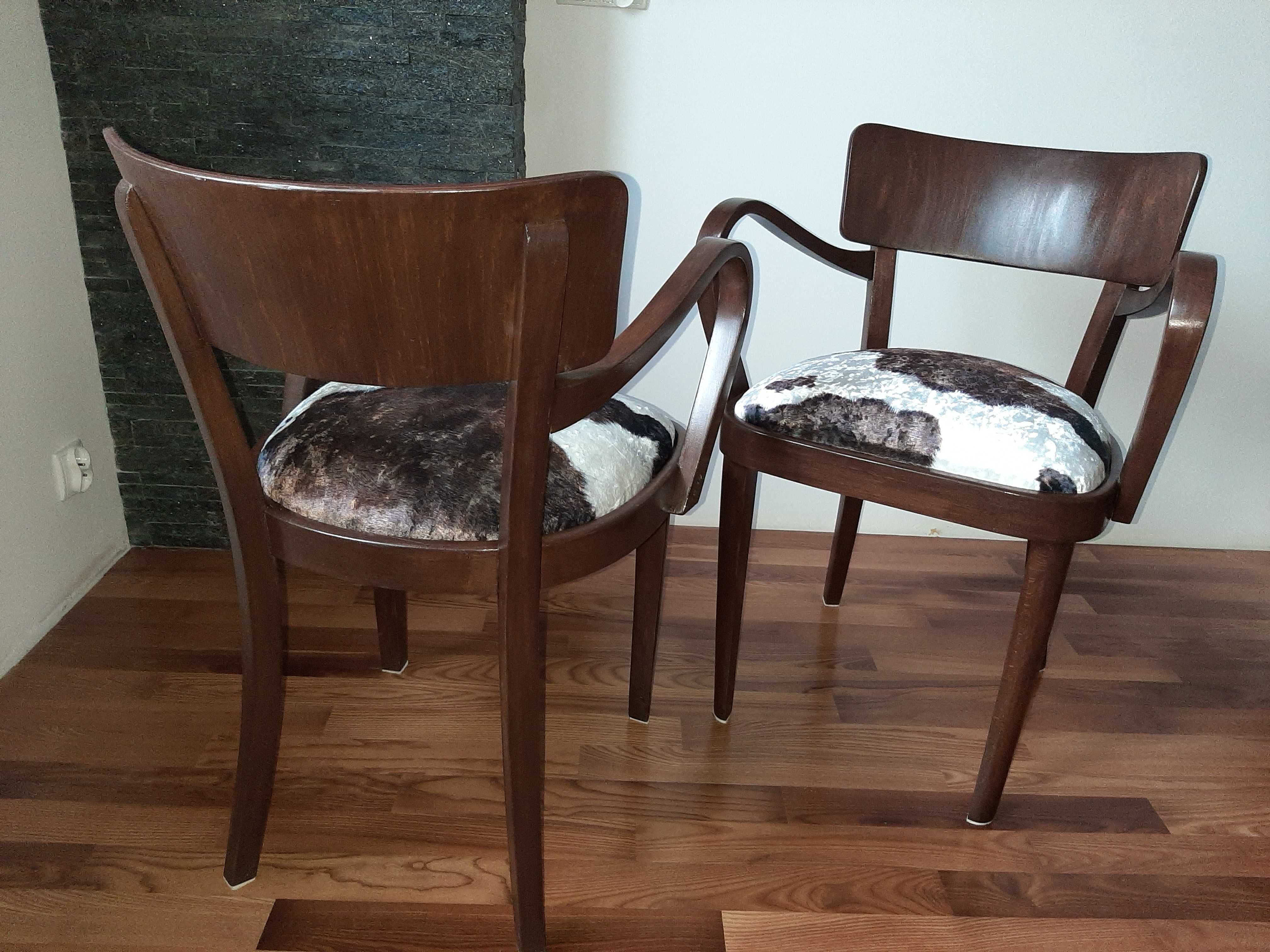 Dwa fotele/krzesła w stylu art deco.
