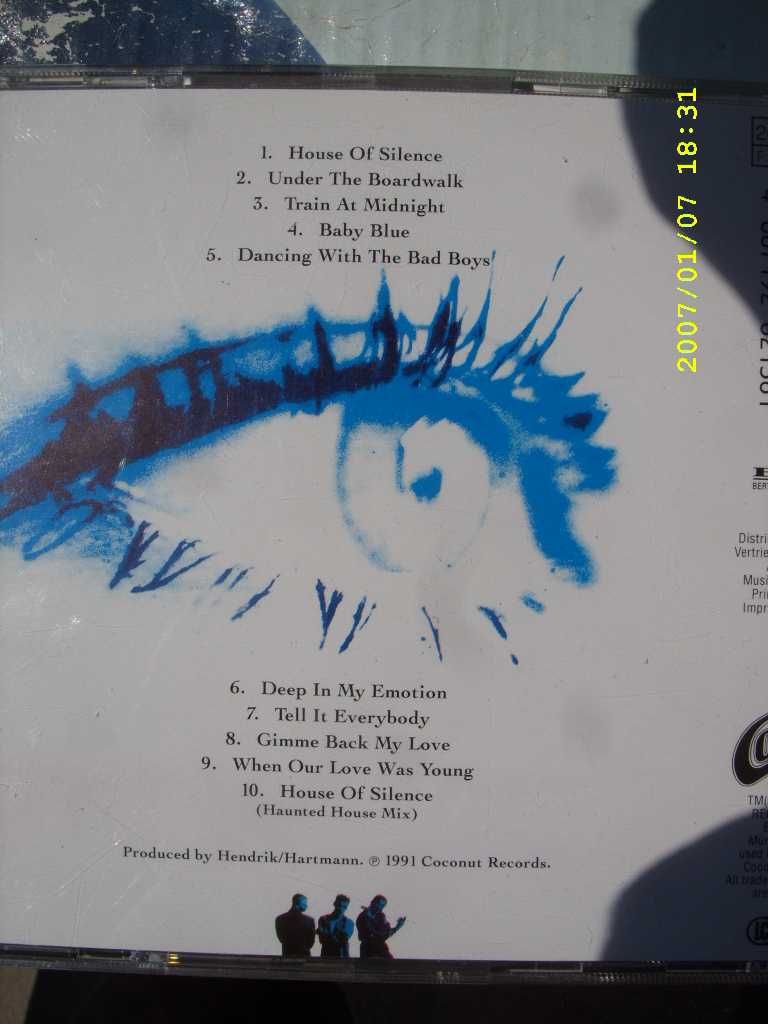 56. Plyta cd; Bad Boys Blue--House of silence, 1991 rok.