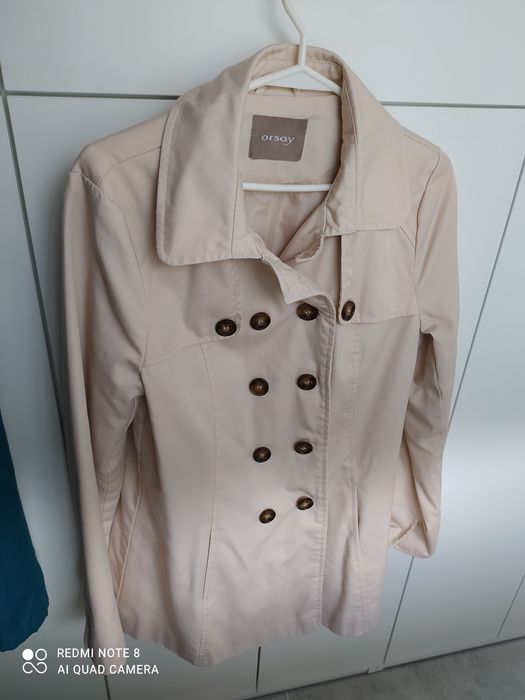 Płaszczyki Hm/Orsay oraz jeansy HOUSE