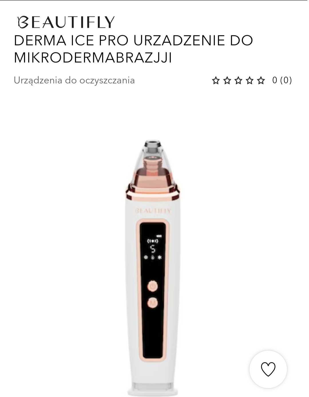 Beautifly Derma Ice Pro urządzenie do mikrodermabrazji 9k