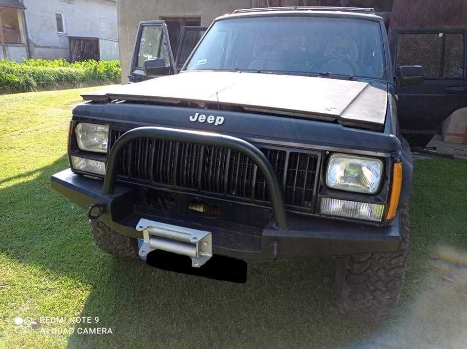 Jeep Cherokee XJ zderzak metalowy przedni tylny progi stopnie części