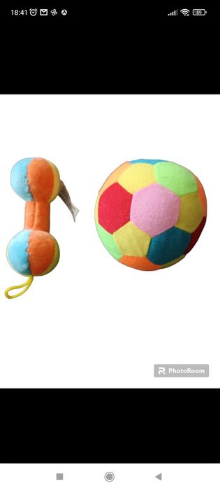 Dwie grzechotki dla dziecka