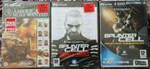 3 gry PC America's 10 Most Wanted i Splinter Cell nowe zafoliowane