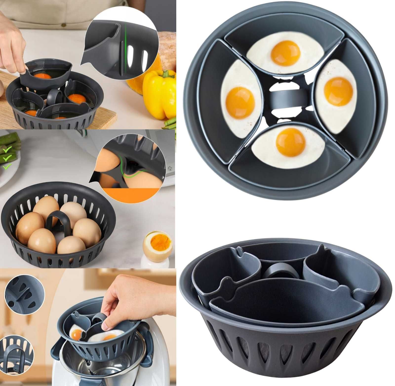 Wkład do gotowania jajek koszyk 2w1 do Thermomix Vorwerk TM6 TM5 TM31