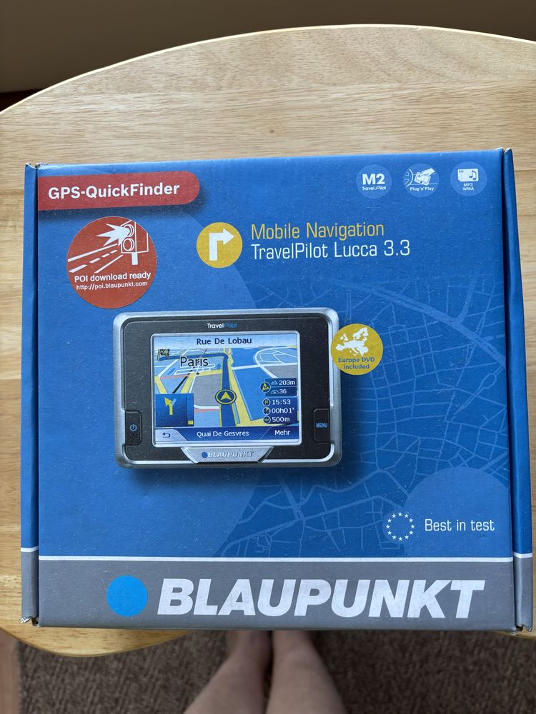 BLAUPUNKT- Europa-Sistema de Navegação GPS