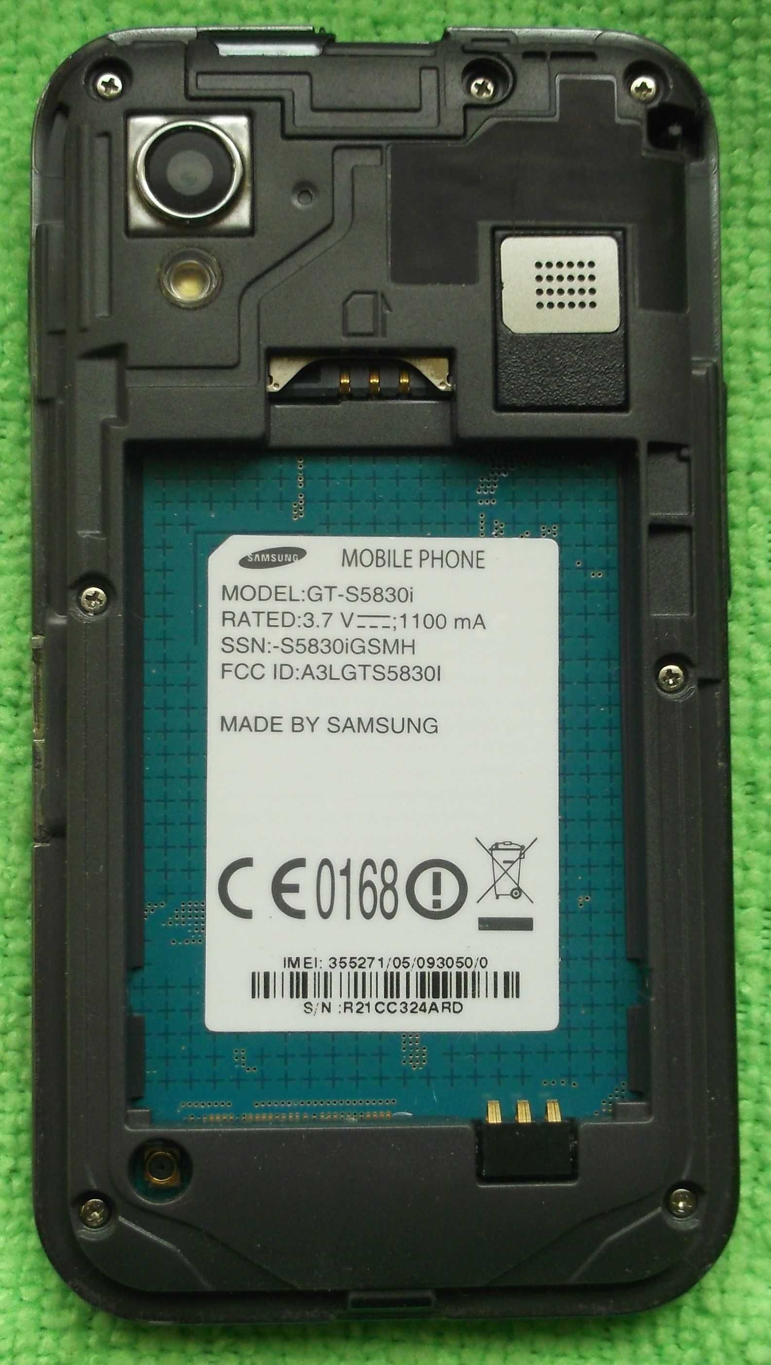 Telefon komórkowy Samsung GALAXY Ace GT-S5830i