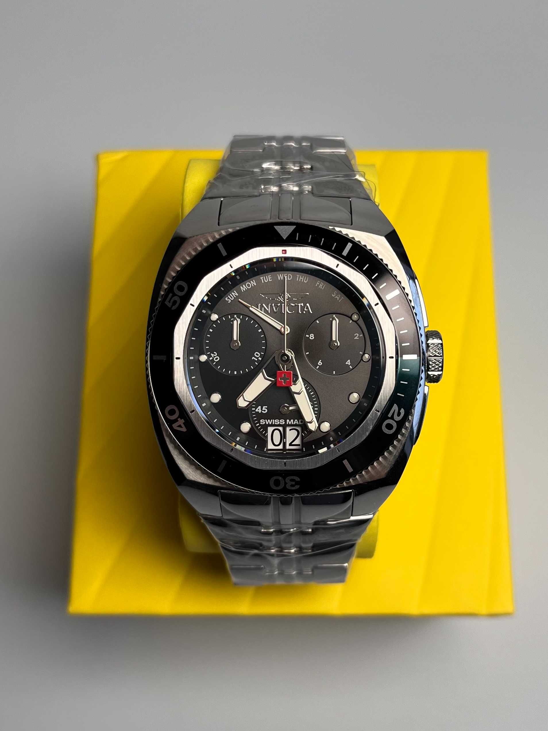 швейцарський годинник Invicta 44775 Diver, інвікта, часы инвикта Ø46мм