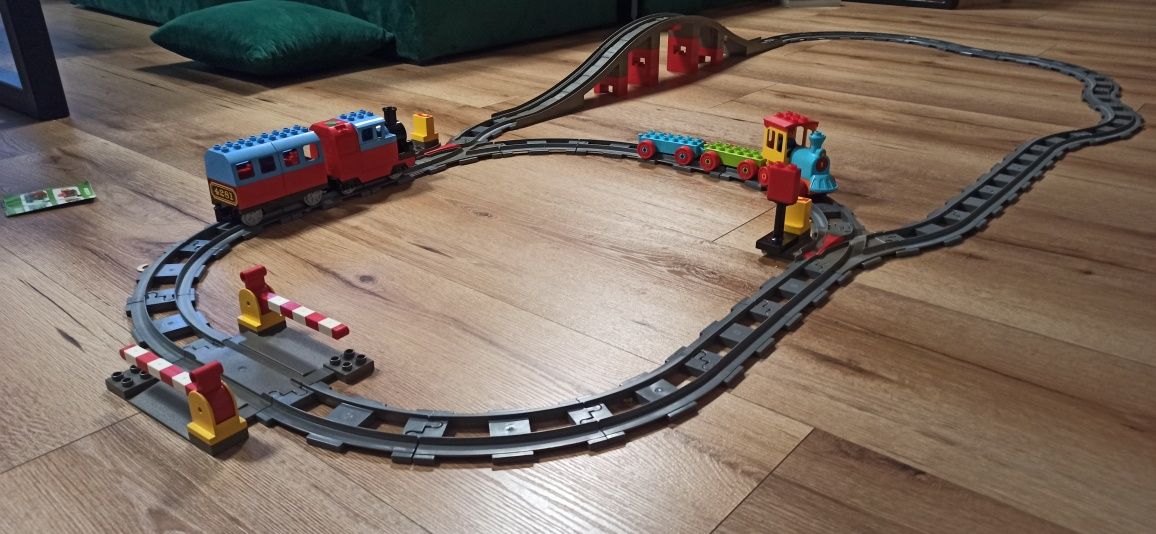 Lego duplo pociąg - zestaw, most