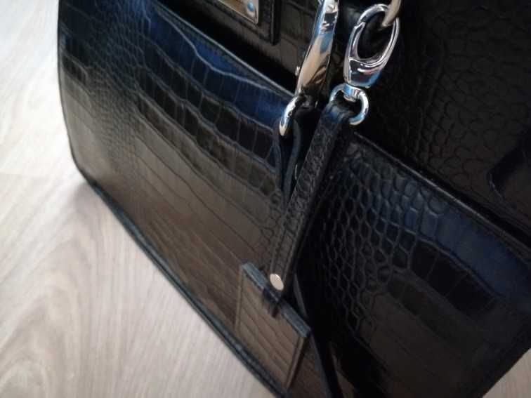 Torba ROMA od Sabriny Pilewicz. Torba w stylu Hermès.